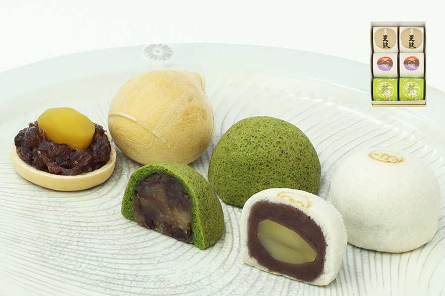 天上天鼓2個・天楽2個・お茶丸2個