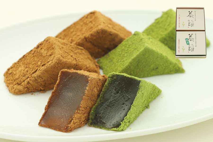 本わらび餅食べくらべセット