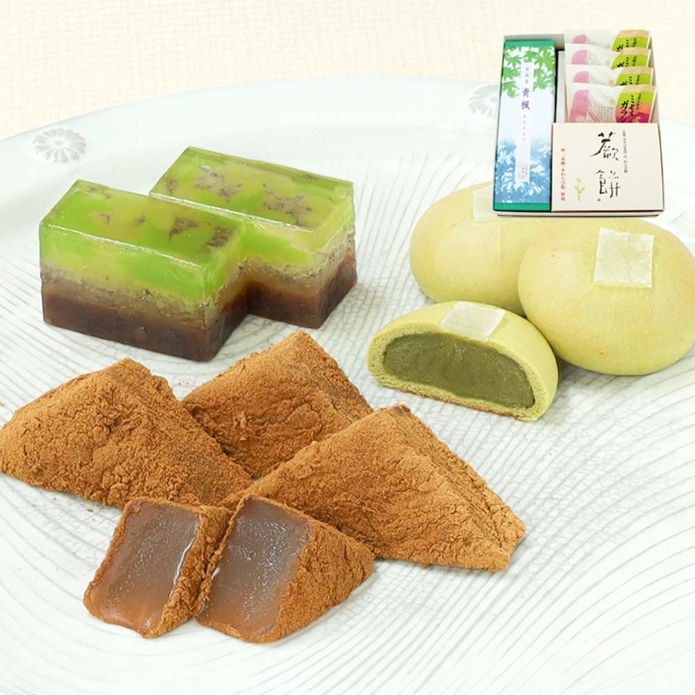 青楓・本わらび餅250g・ミセスガラシャ4個