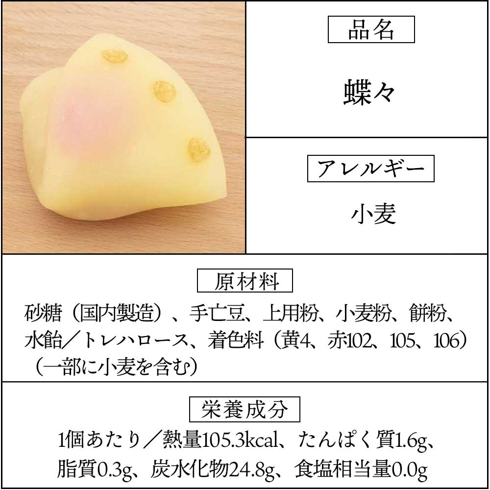 上生菓子蝶々