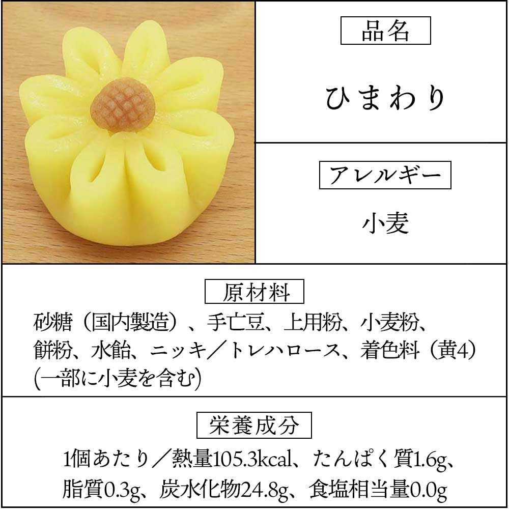 上生菓子ひまわり