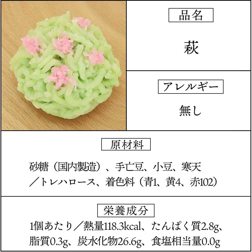 上生菓子萩