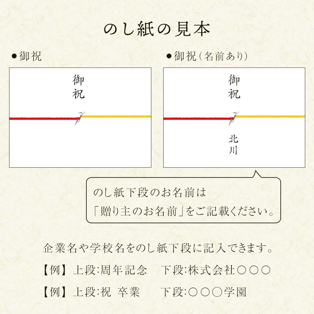 のし紙の見本