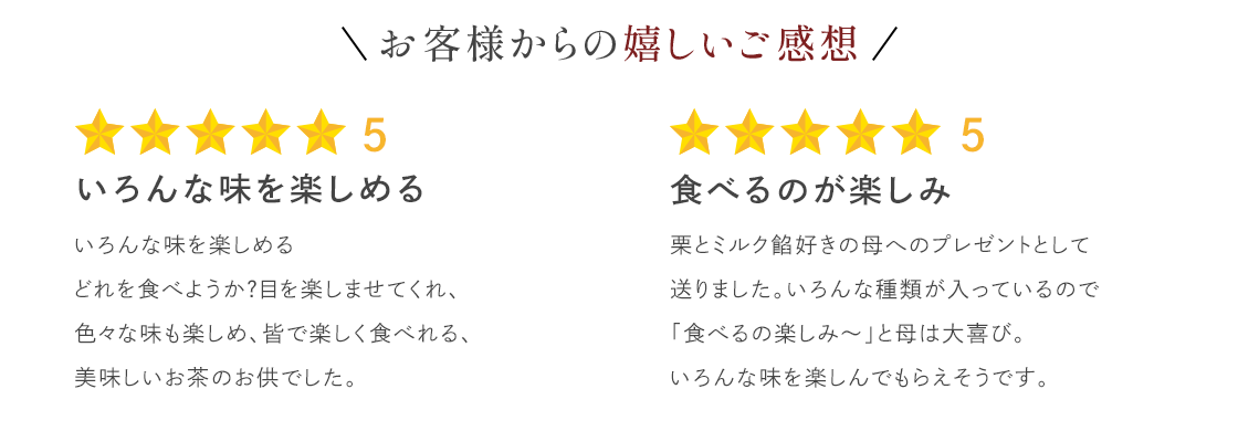 お楽しみセット感想