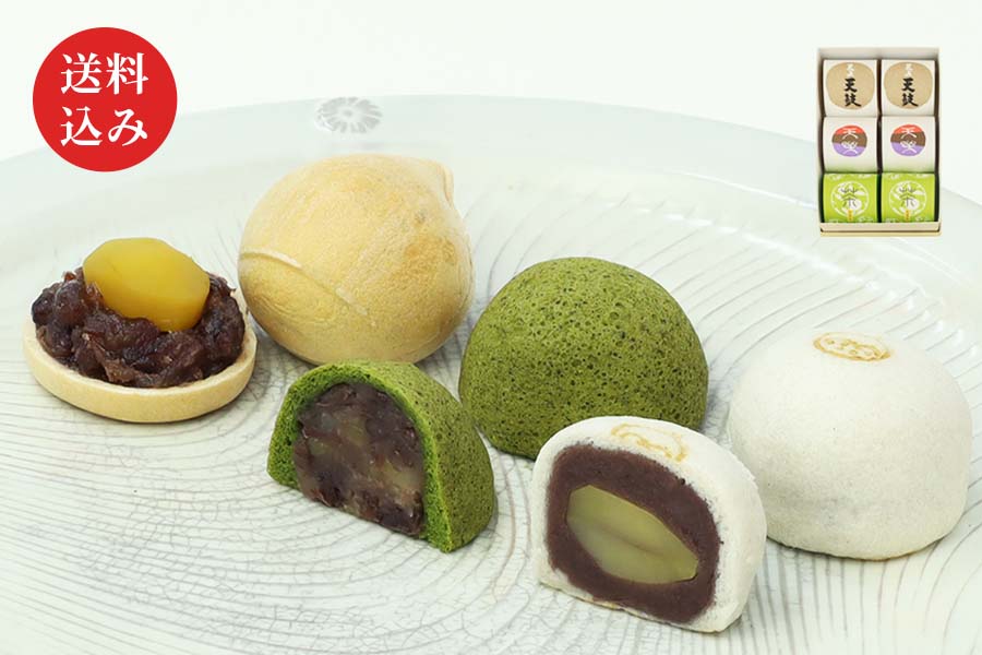 天上天鼓2個・天楽2個・お茶丸2個