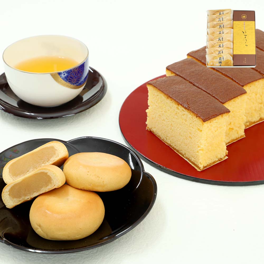 かすてら・月映え8個