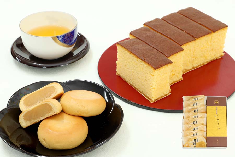 かすてら・月映え8個