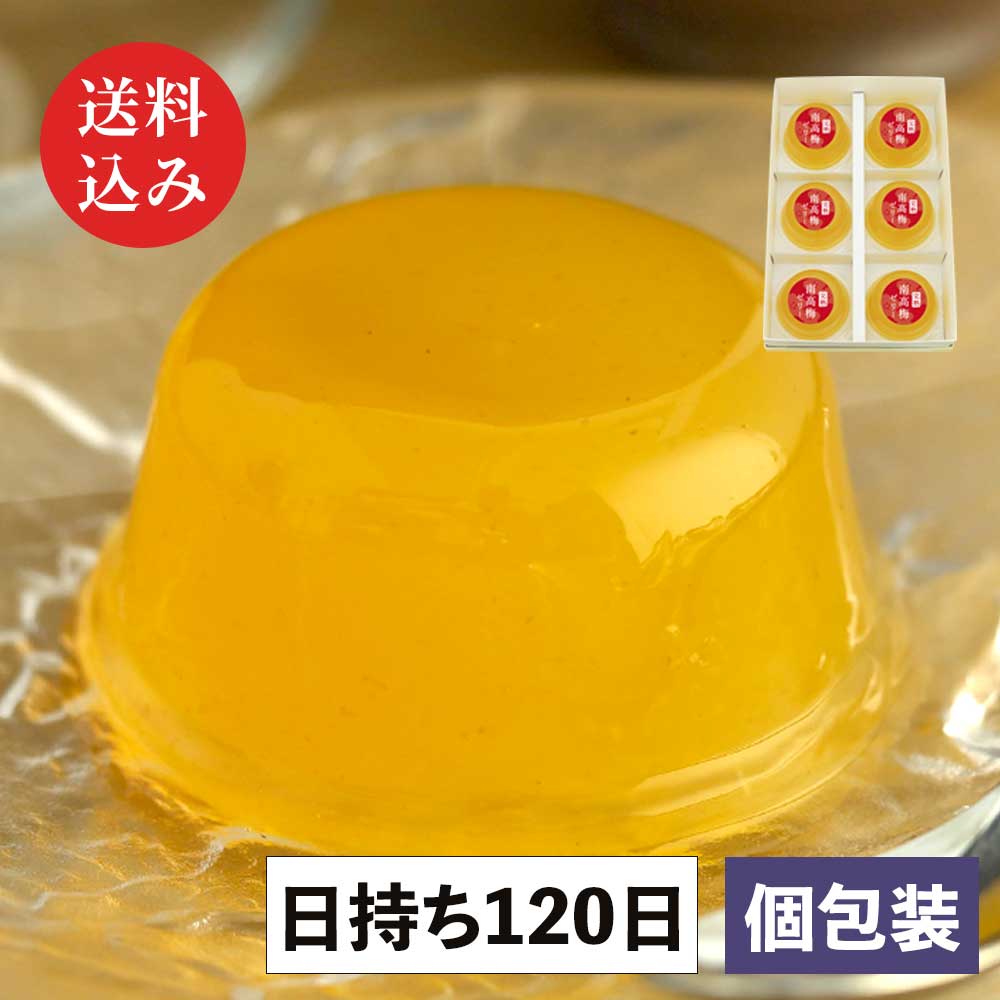 完熟南高梅ゼリー6個入