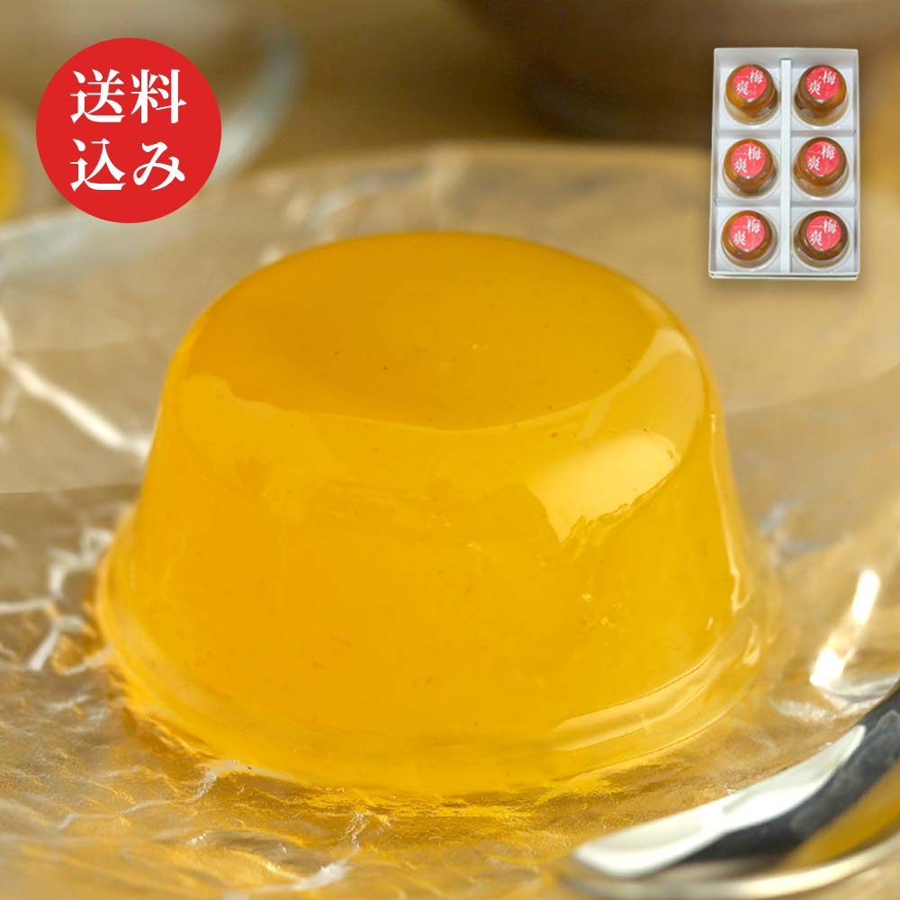 完熟南高梅ゼリー6個入