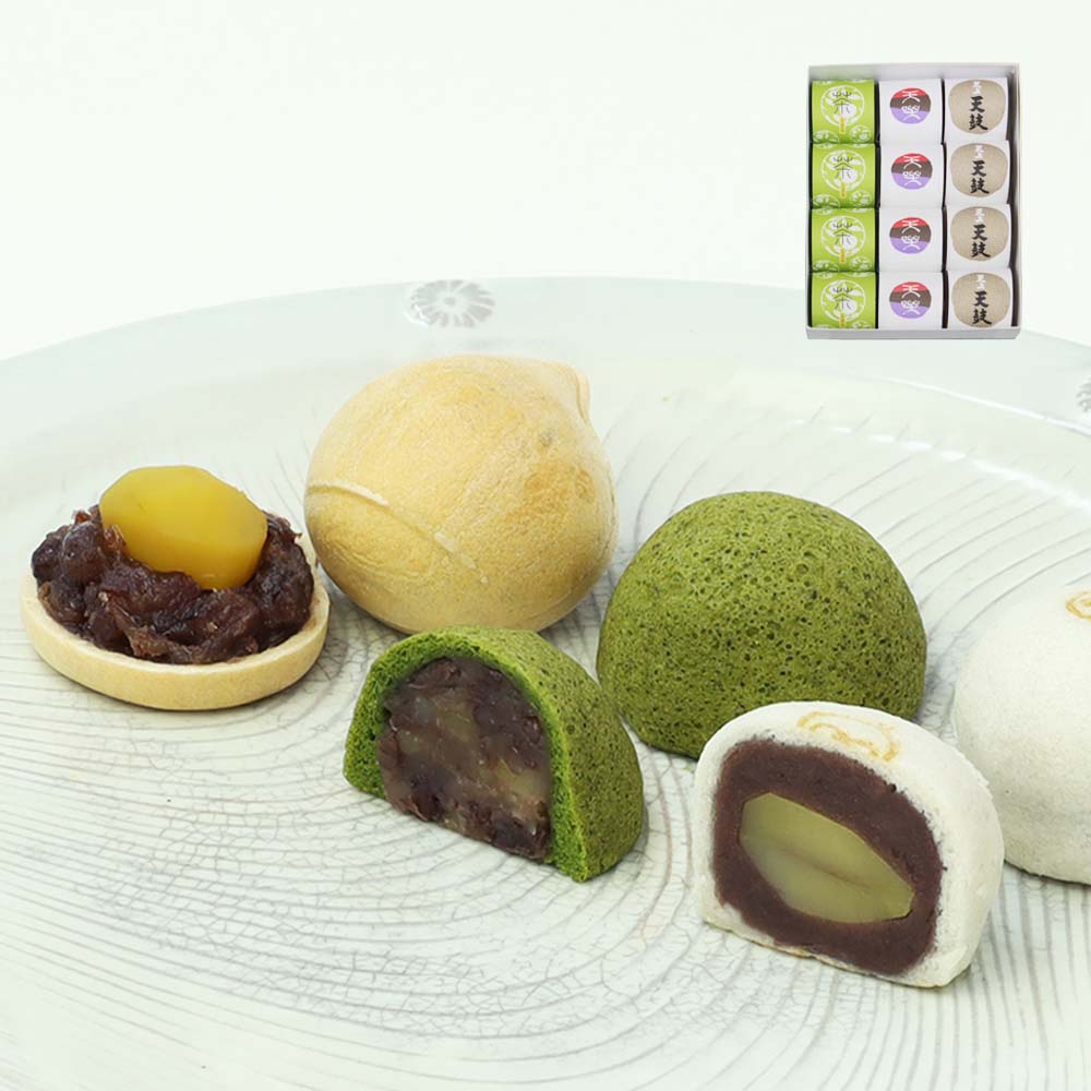 天上天鼓2個・天楽2個・お茶丸2個