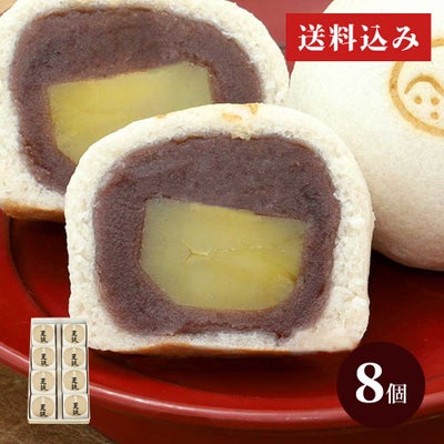 栗上用まんじゅう・天上天鼓８個箱