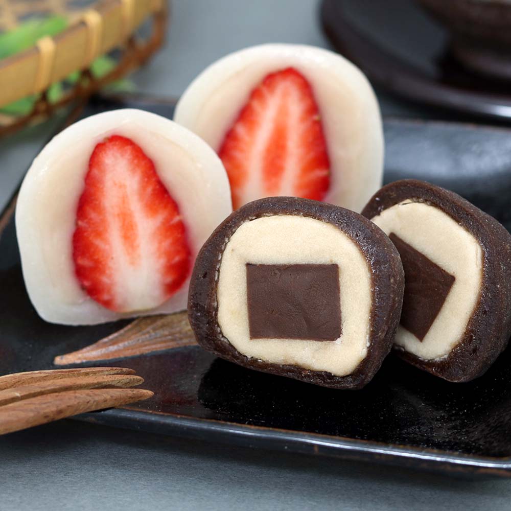 生チョコ大福3個・いちご大福3個セット |お取り寄せ|ホワイトデーの