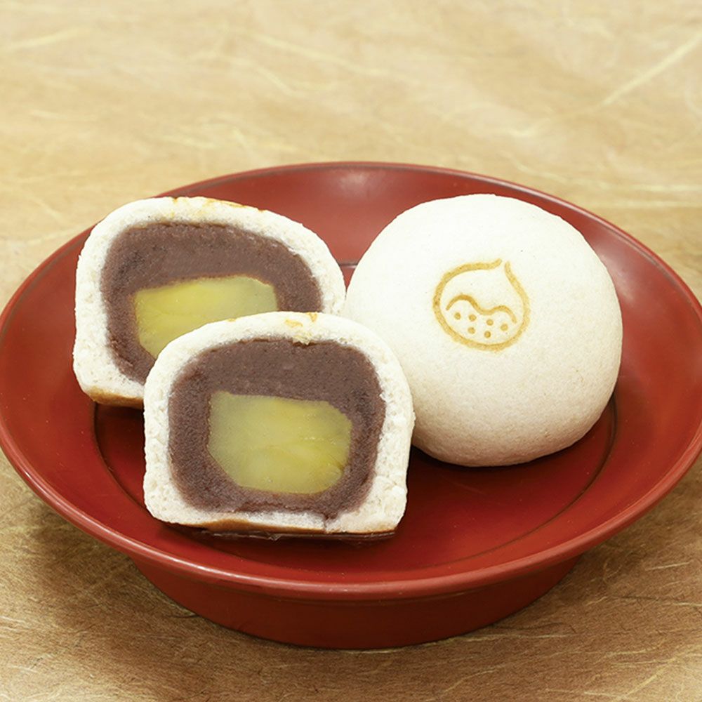 献上菓子 栗上用まんじゅう 天上天鼓4個箱 | お取り寄せ | 京みずは
