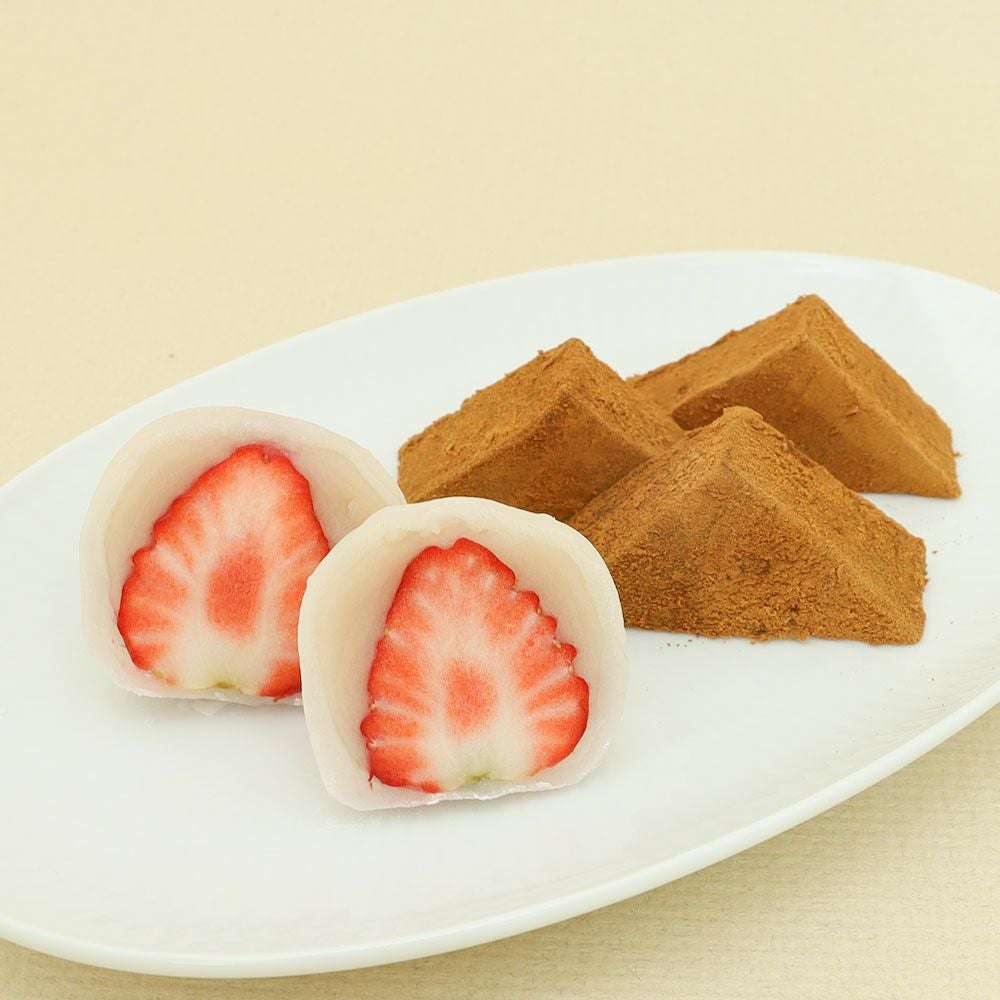 みずはセットいちご大福2個・本わらび餅250g |お取り寄せ|バレンタイン