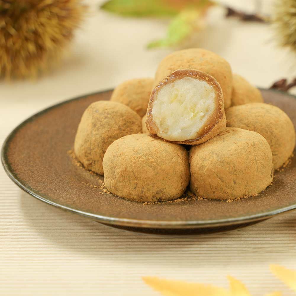 黒糖栗あん餅8個入【簡易箱入り】 |お取り寄せ|母の日のプレゼントに