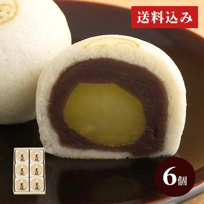 栗上用まんじゅう・天上天鼓６個箱