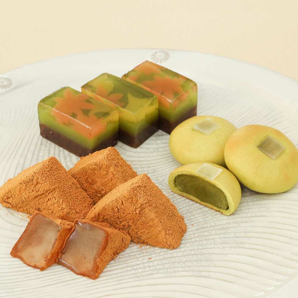 秋の彩・本わらび餅250g・ミセスガラシャ4個セット |お取り寄せ