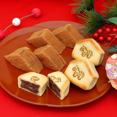 本わらび餅250g・干支菓子午4個