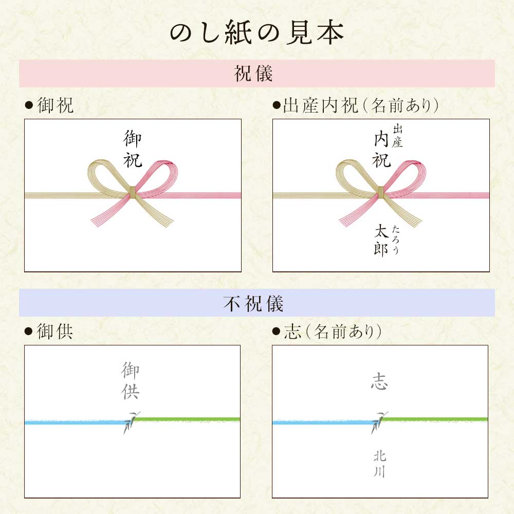 のし見本