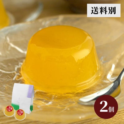 完熟南高梅ゼリー２個　簡易袋入り