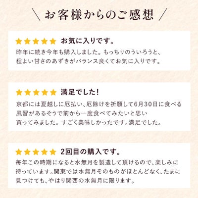 水無月のレビュー